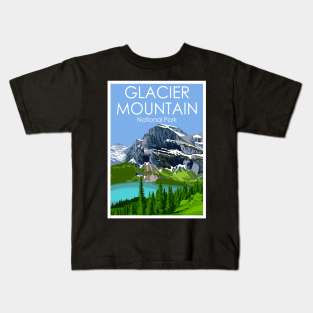 Glacier Mountain Kids T-Shirt